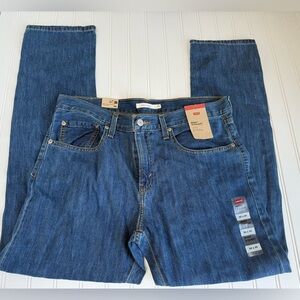 Levis Middy Straight Leg Jeans 30 X 30 Blue Womens Mid Rise NEW. 1112
